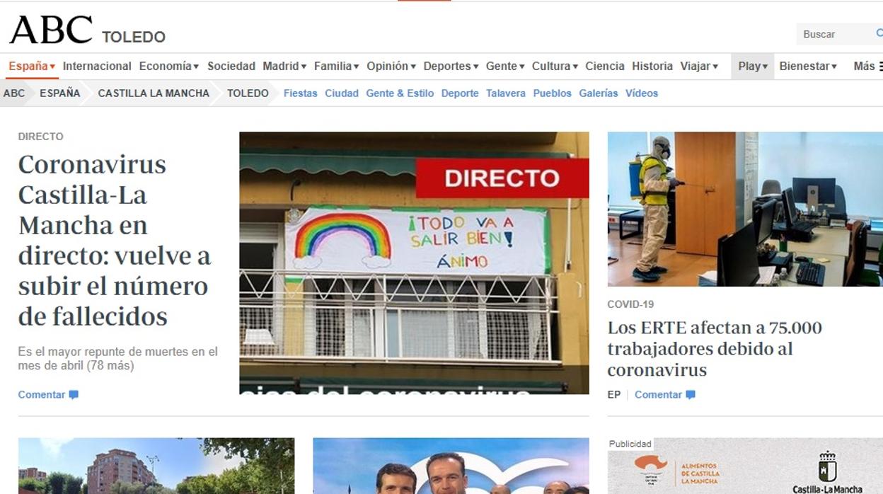 Web de ABC Toledo