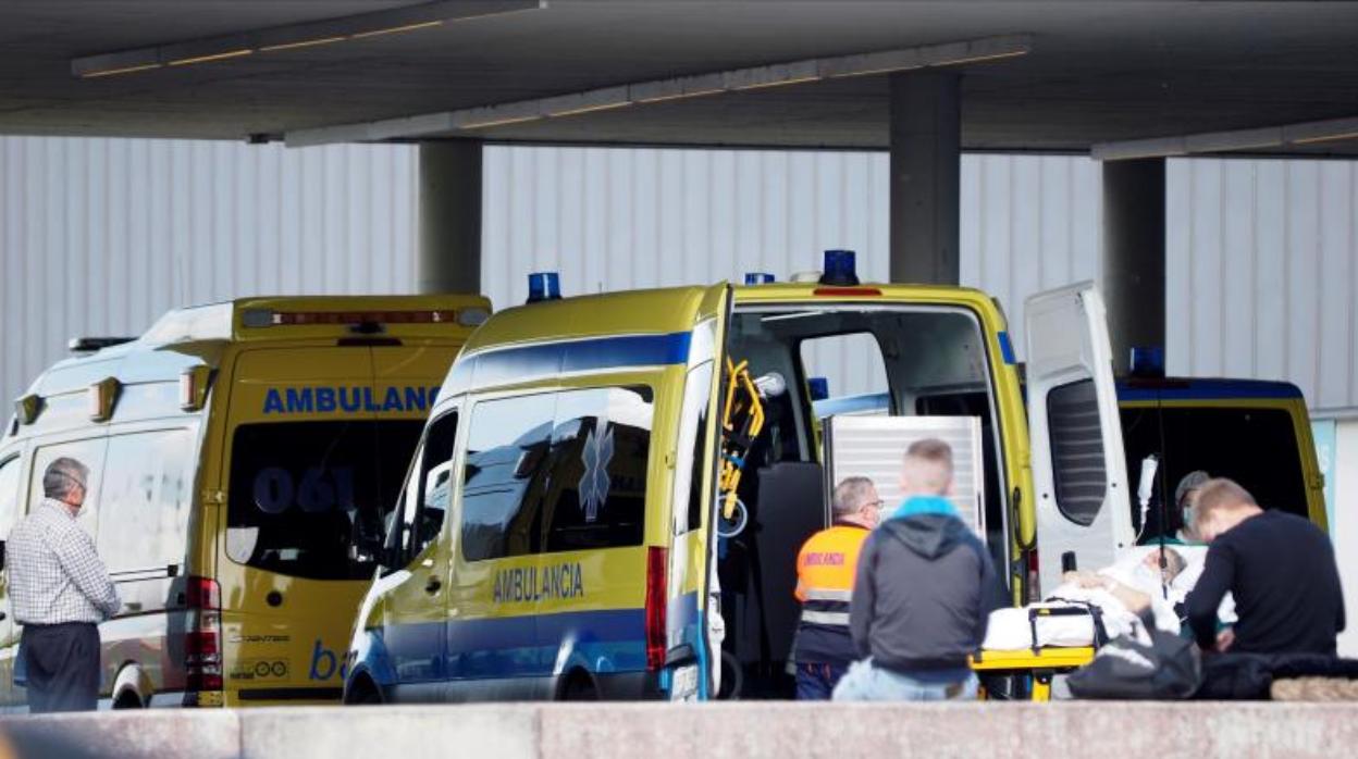 Traslado de un paciente en Lugo