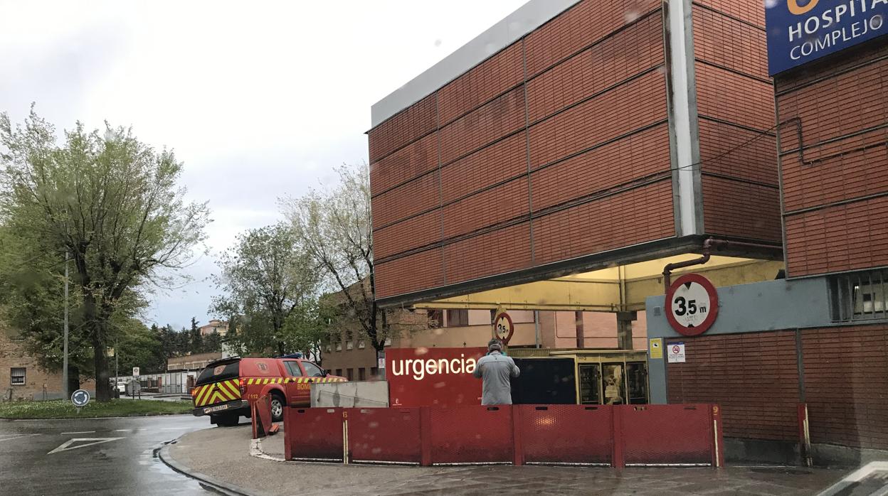 Entrada a las Urgencias del hospital de Toledo