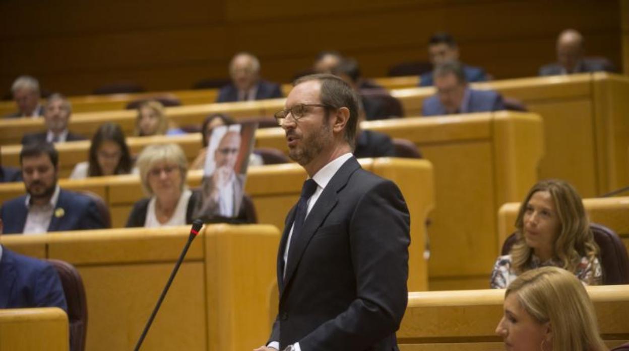 El portavoz del Grupo Popular en el Senado, Javier Maroto