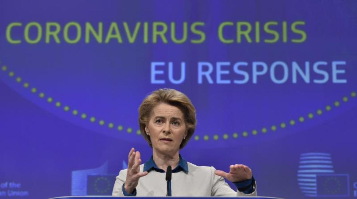 La presidenta de la Comisión Europea, la alemana Ursula von der Leyen