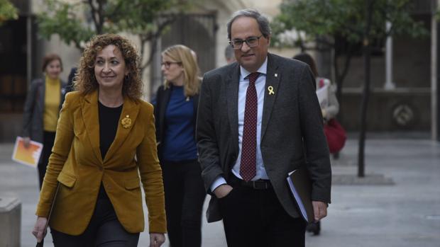 La consejera de Justicia de Torra, sobre los presos del 1-O: «¿Alguien piensa que no les habría sacado?»