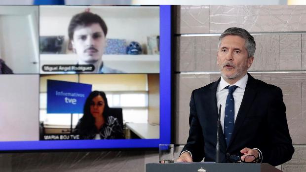 Marlaska actuará «con todas las herramientas del Estado de Derecho» contra «bulos y desinformación»