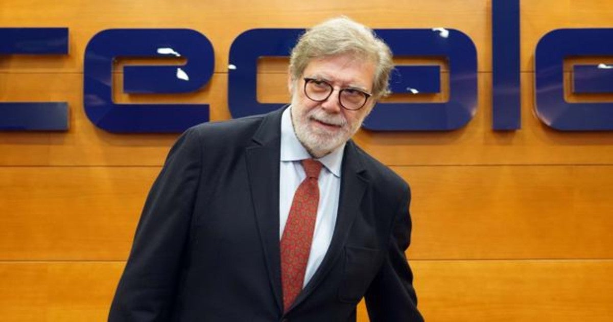 Presidente de CECALE, Santiago Aparicio