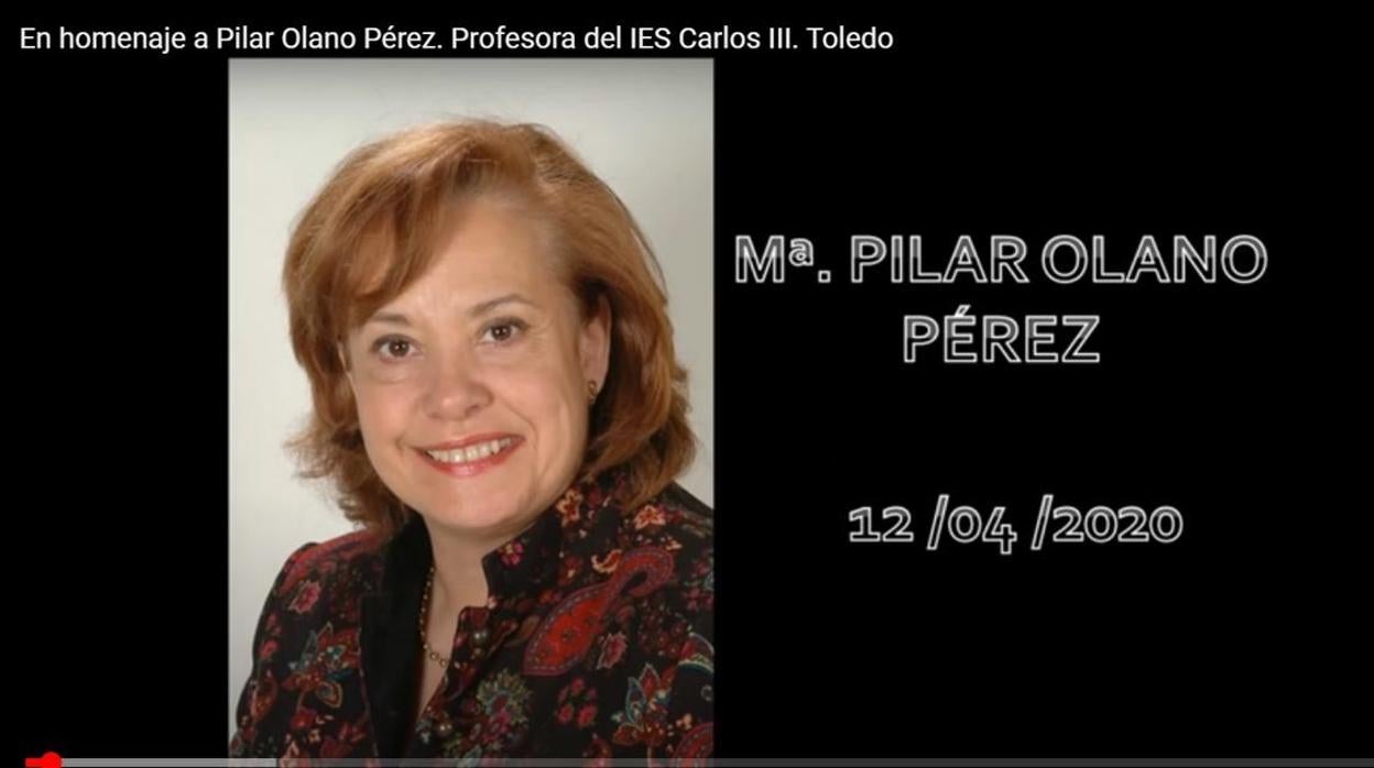 Carta de agradecimiento de la familia de la profesora Pilar Olano