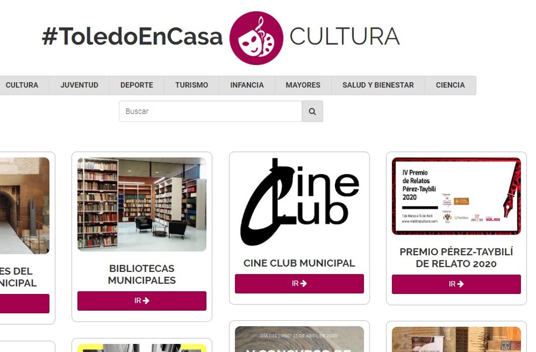 #ToledoEnCasa, propuestas de cultura, ocio, deporte y bienestar para el confinamiento