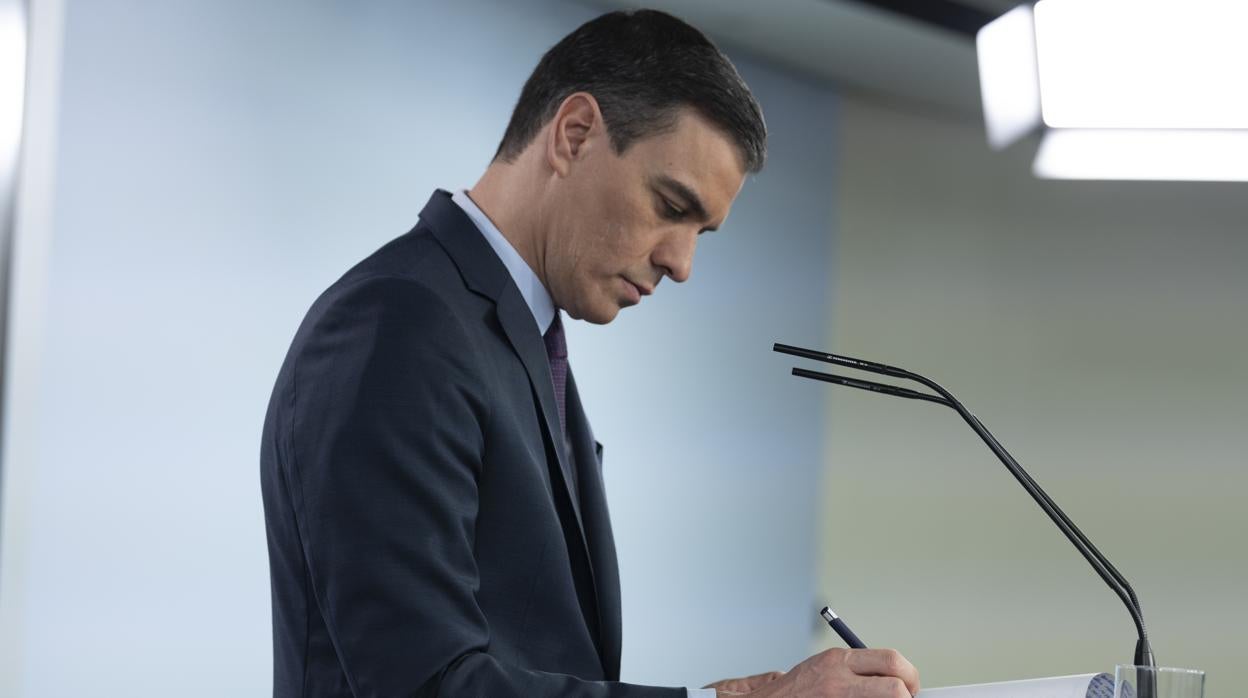 Imagen del presidente del Gobierno, Pedro Sánchez, tomada el pasado martes