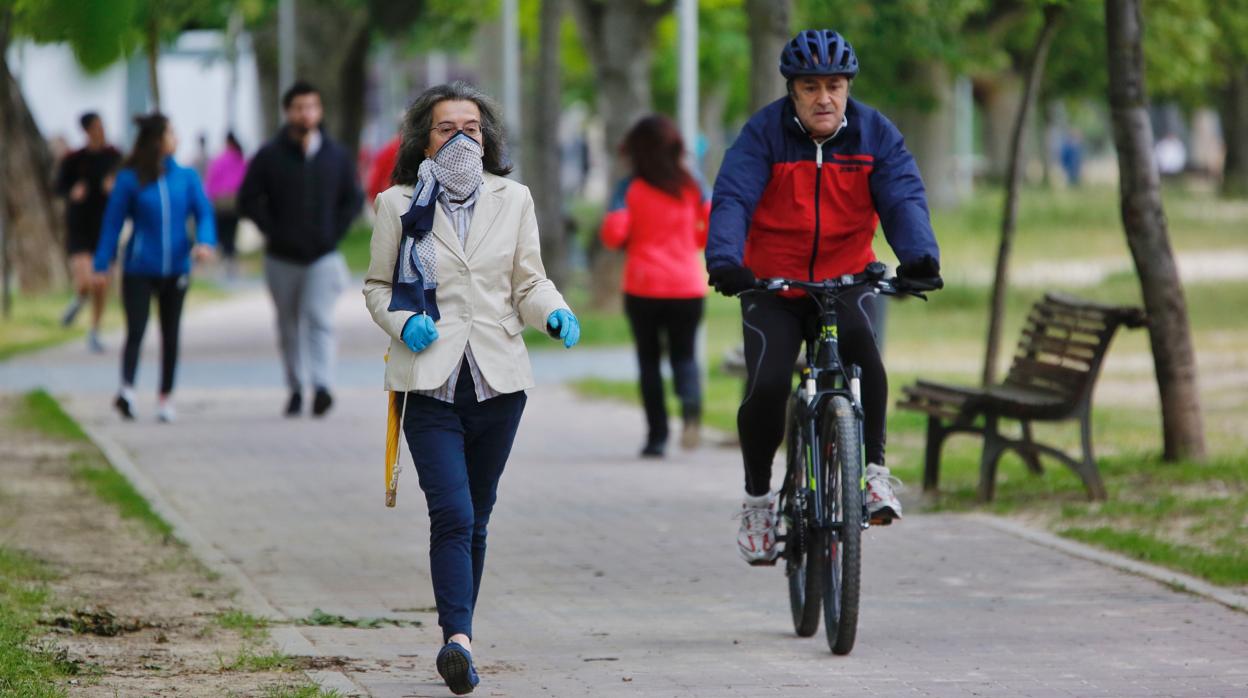 Vallisoletanos madrugadores para hacer deporte en el primer día en el que se ha permitido