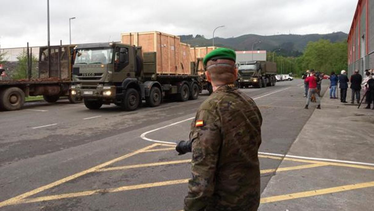 El Ejército ha realizado diversas actuaciones en el País Vasco tras proclamarse el estado de emergencia por el coronavirus