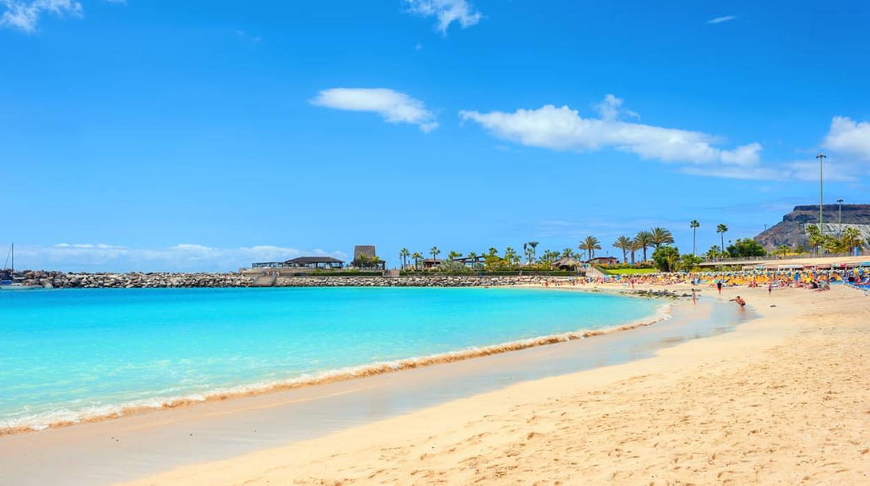 Playa de Amadores, en Gran Canaria