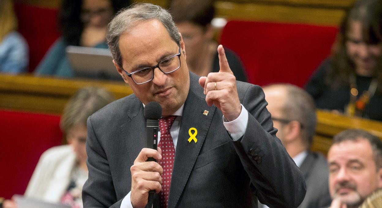 El presidente de la Generalitat, Quim Torra, en una imagen de archivo