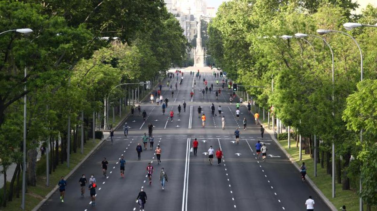 Paseo de la Castellana este fin de semana