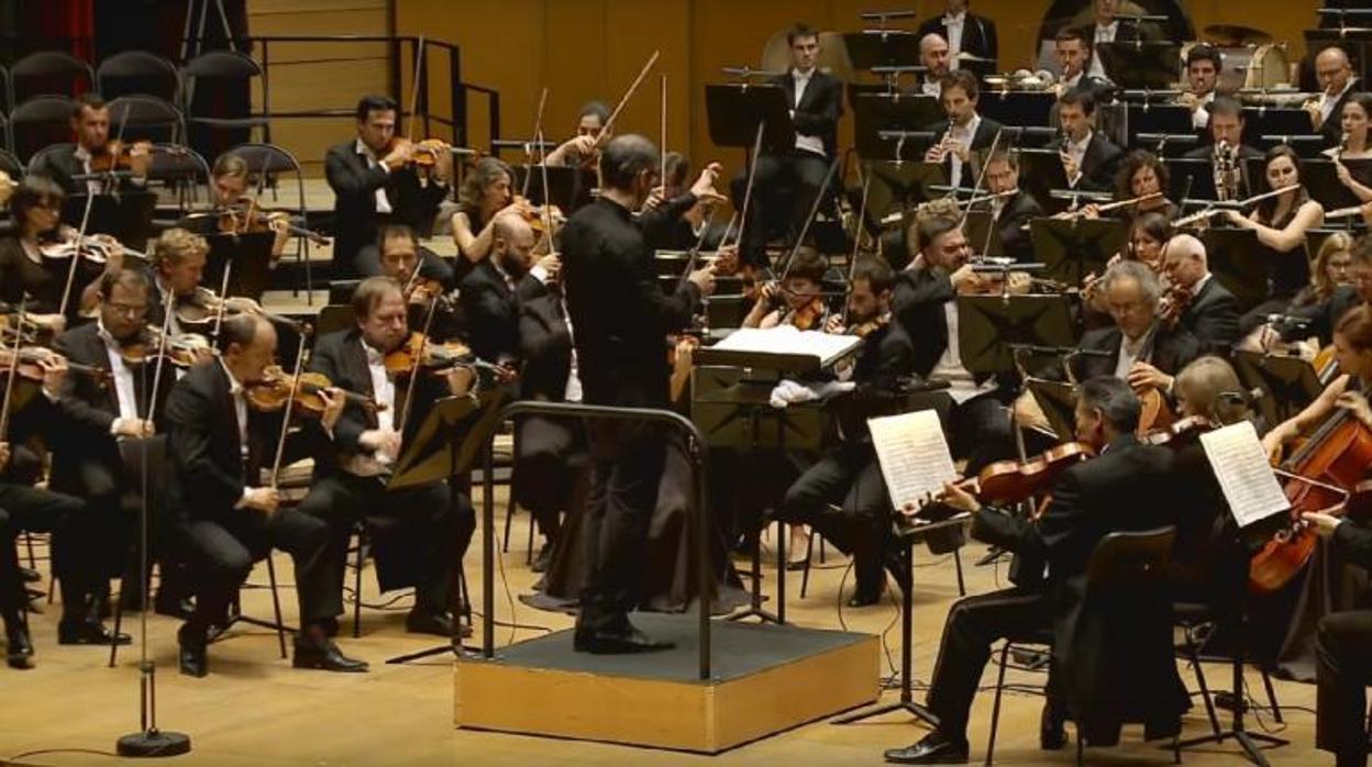 La Sinfónica de Galicia, durante una de sus actuaciones