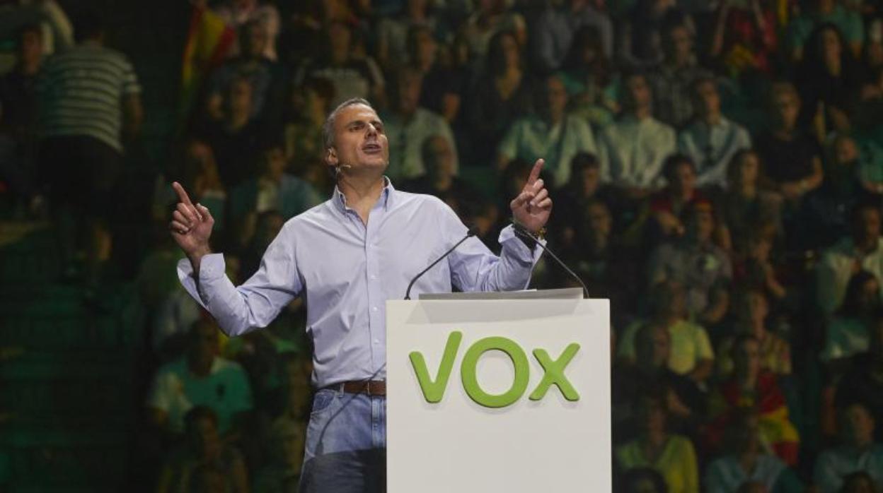 El secretario general de Vox, Javier Ortega Smith