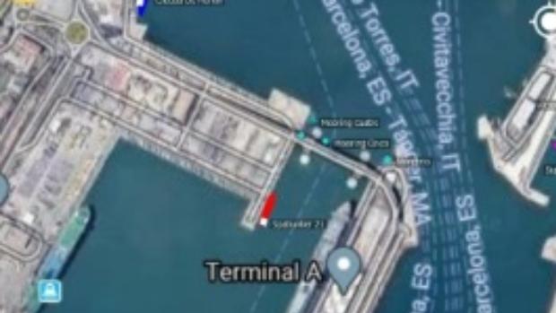 Un crucero permanece en cuarentena en el Puerto de Barcelona por el positivo de una tripulante