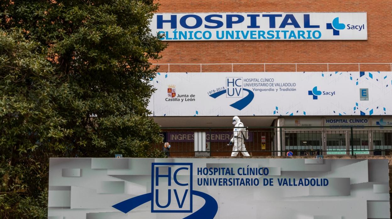 Exterior del hospital Clínico de Valladolid