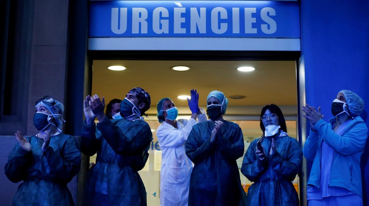 Un hospital de Barcelona durante la pandemia de coronavirus