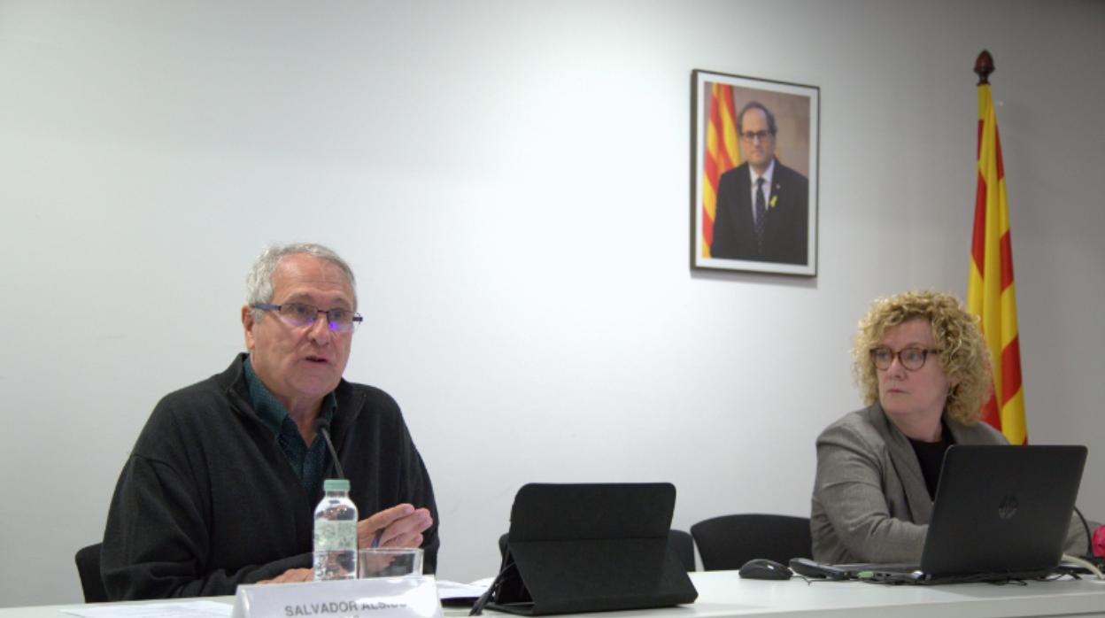 Salvador Alsius y Neus Bonet, en un acto del CAC en abril de 2019