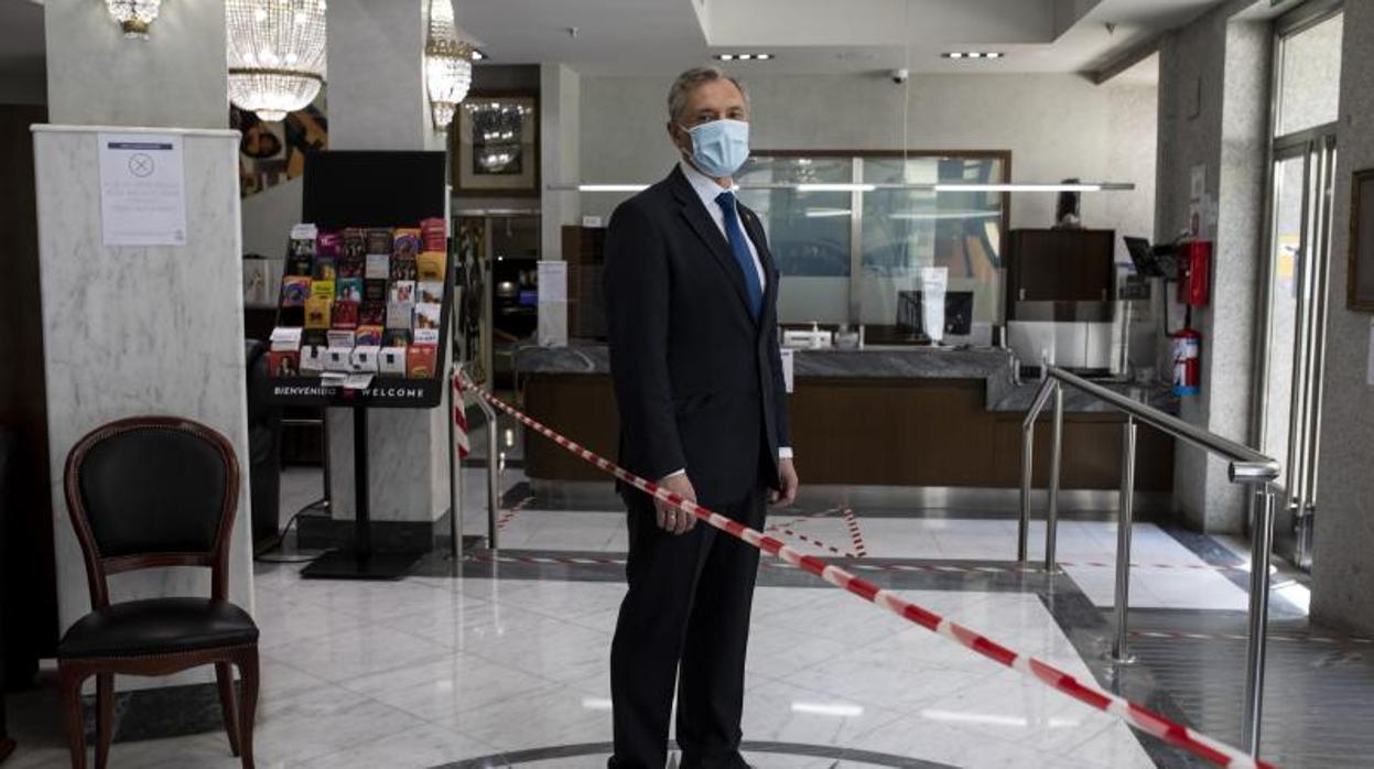 Uno de los gerentes del Hotel Europa, José Antonio Garabán