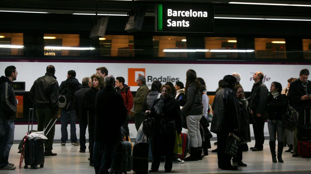 La estación de Sants de Barcelona, en una imagen de archivo