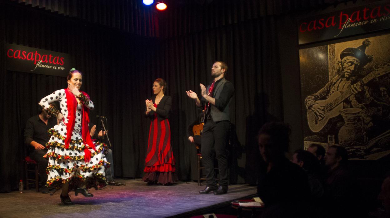 Espectáculo flamenco en Casa Patas