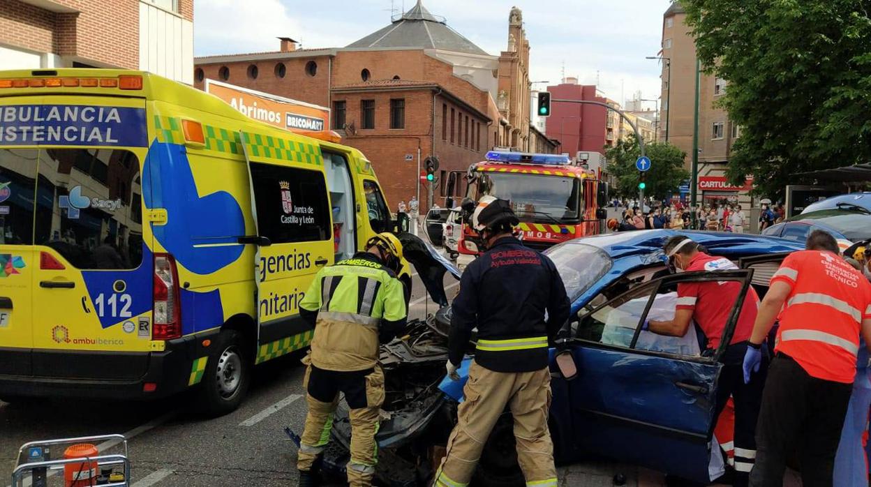 Accidente en Valladolid