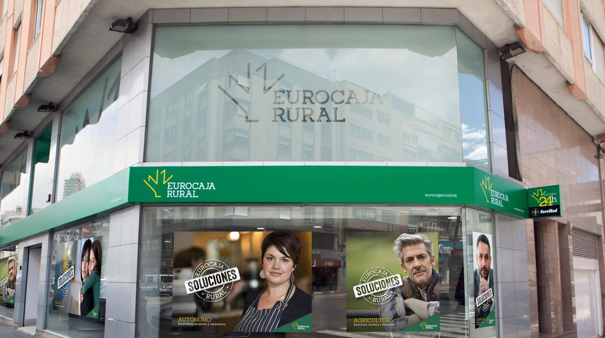 Imagen de una oficina de Eurocaja Rural