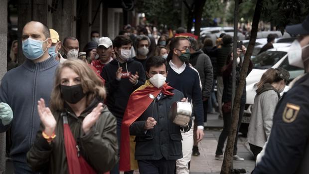 No hubo un rebrote del coronavirus tras las protestas del barrio de Salamanca