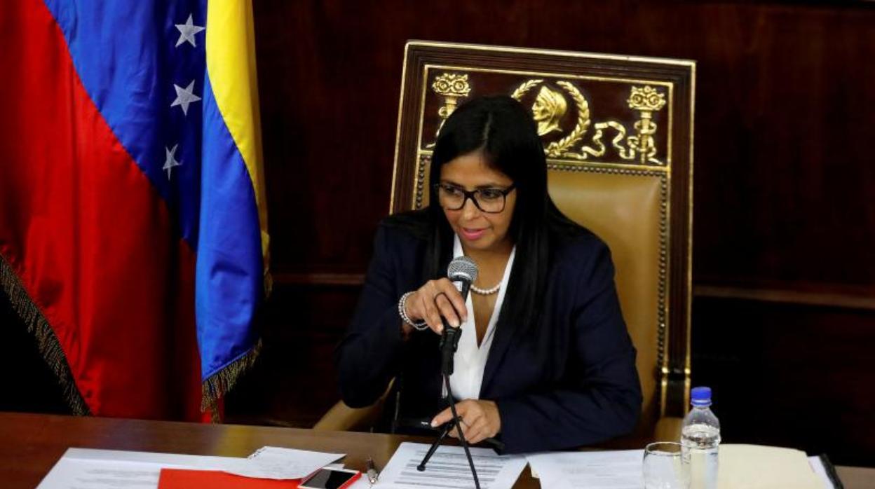 La vicepresidenta de Venezuela Delcy Rodríguez