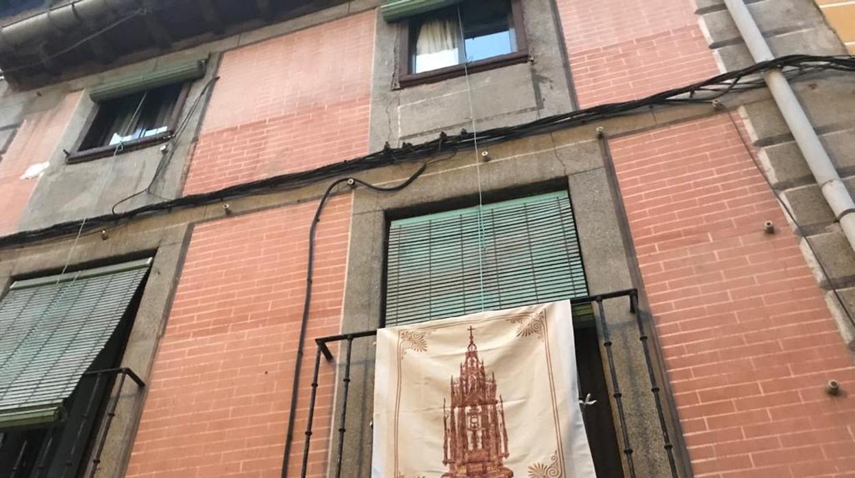 Los balcones del Casco Histórico recuerdan que ya estamos en el Corpus