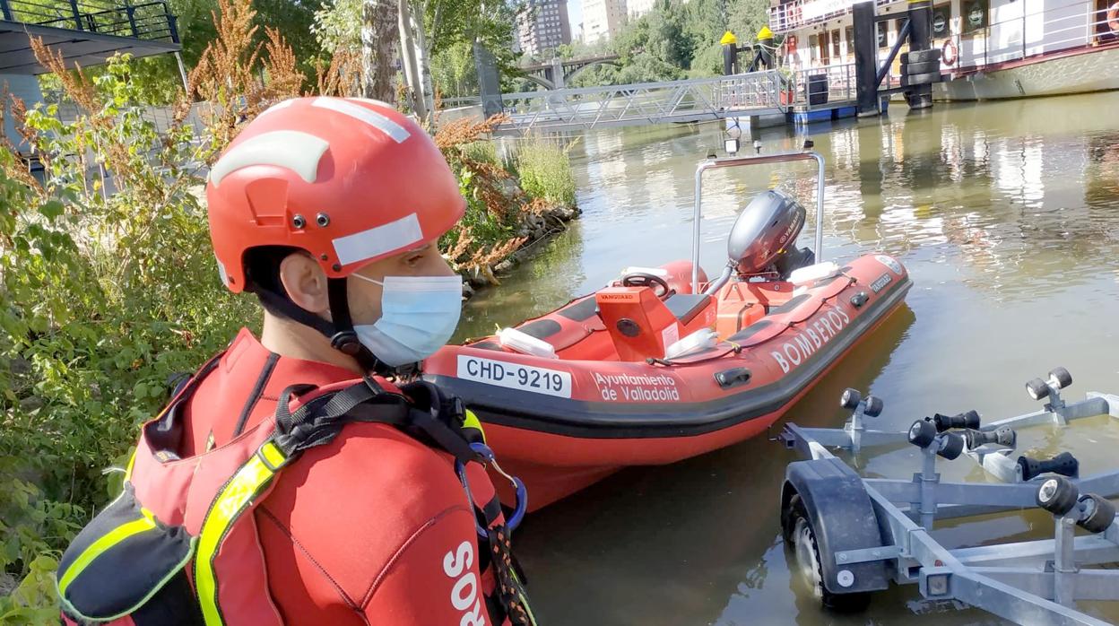 Búsqueda de un joven de 36 años que se arrojó al río Pisuerga