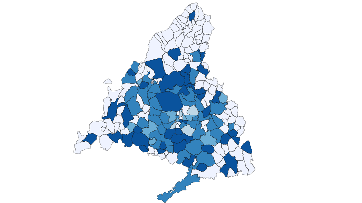 Estos son los municipios y distritos de Madrid donde más han aumentado los contagiados por coronavirus