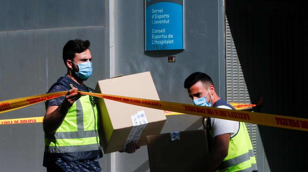 Registro de la UDEF en el Consell Esportiu de L'Hospitalet