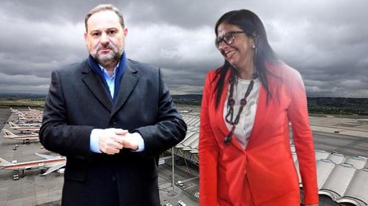 José Luis Ábalos dio hasta seis versiones de su encuentro con Delcy Rodríguez