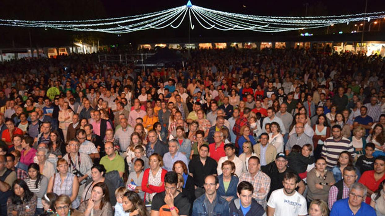 Foto de archivo de uno de los conciertos celebrados durante las ferias de San Mateo en Talavera