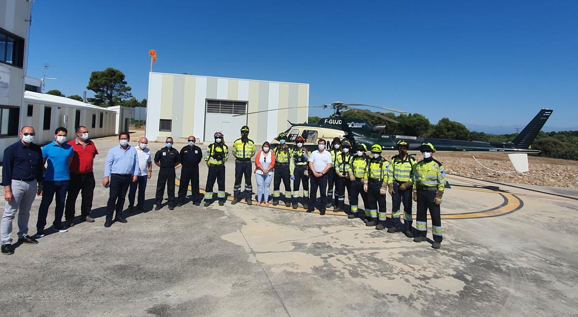 Visita a la base de helicópteros «Cerro Negro» en Talavera