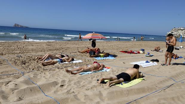 Cómo reservar hueco en la playa de Benidorm este verano en la nueva normalidad