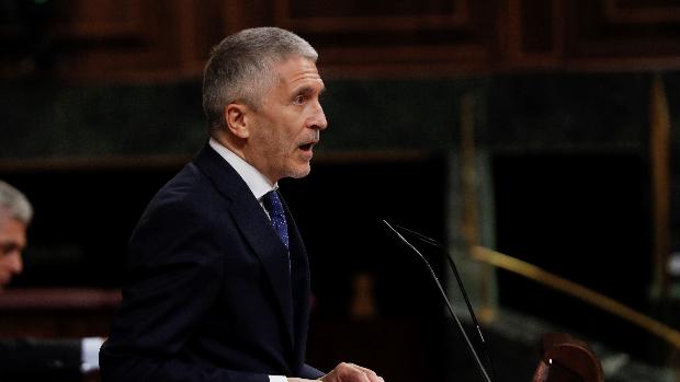 El Congreso debate la reprobación y cese de Fernando Grande-Marlaska frente a su escaño vacío