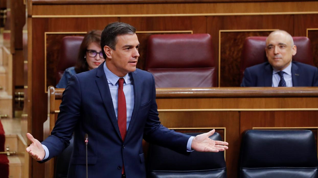 Sánchez, en la sesión de control