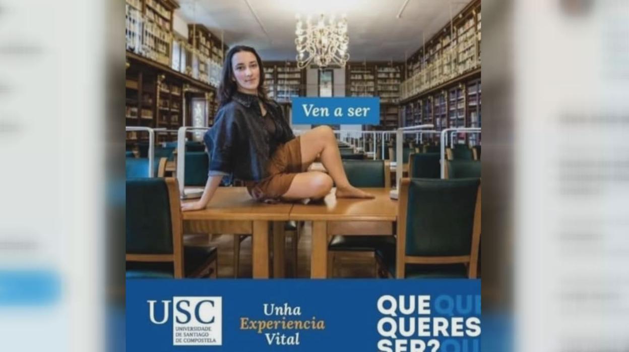 La Universidad de Santiago retira una imagen promocional tras acusaciones de «sexista»