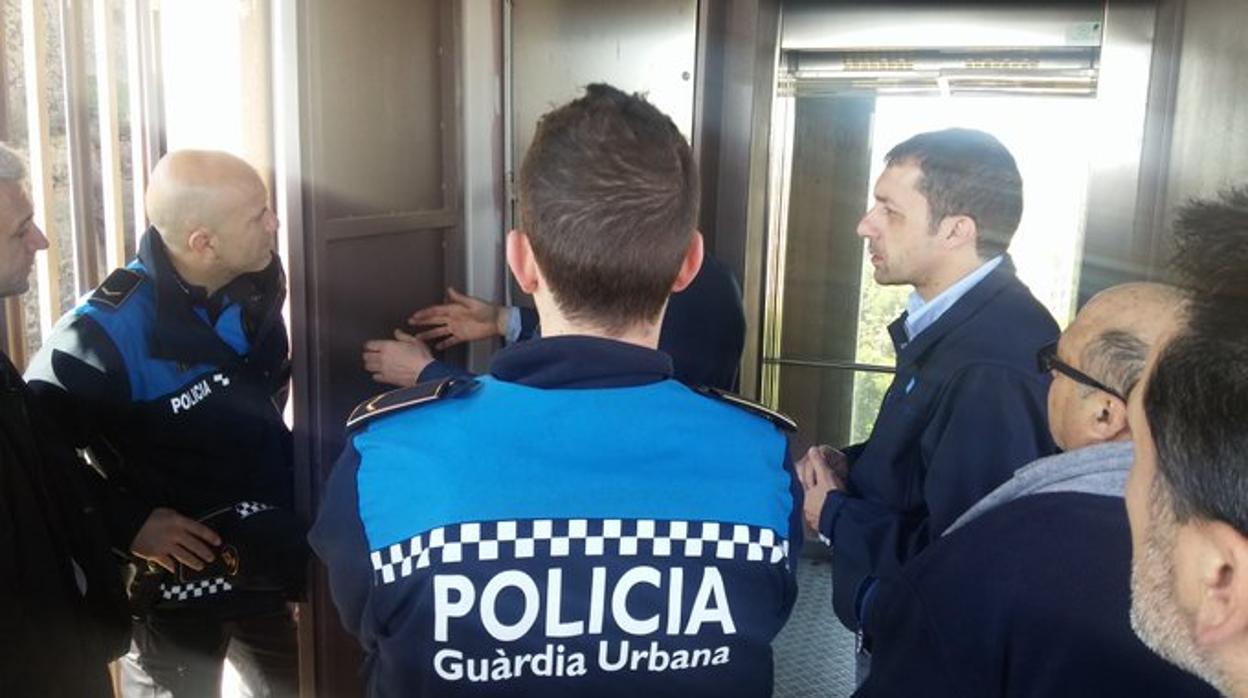 Agentes de la Guardia Urbana de Lérida, en una foto de archivo