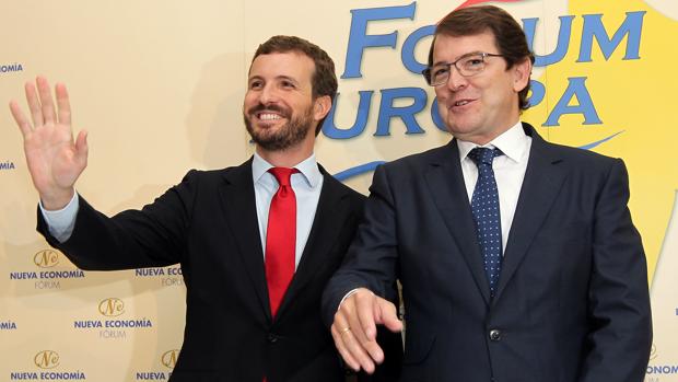 Pablo Casado pone a Castilla y León de «ejemplo» en la gestión y en la búsqueda de pactos