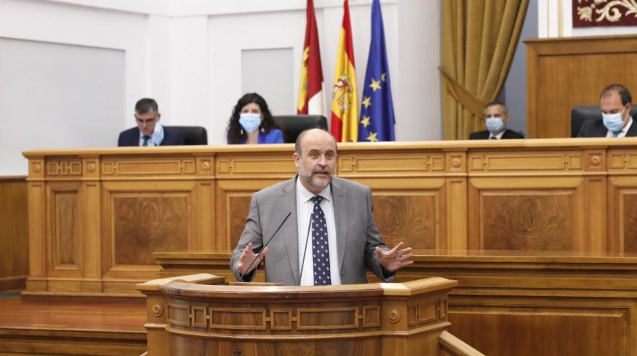 Martínez Guijarro, durante su intervención en el pleno