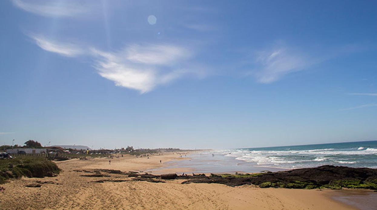 Playa de El Palmar, en Cádiz