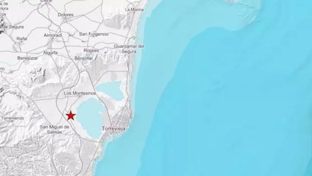 Alicante registra un terremoto de 3,1 grados de magnitud