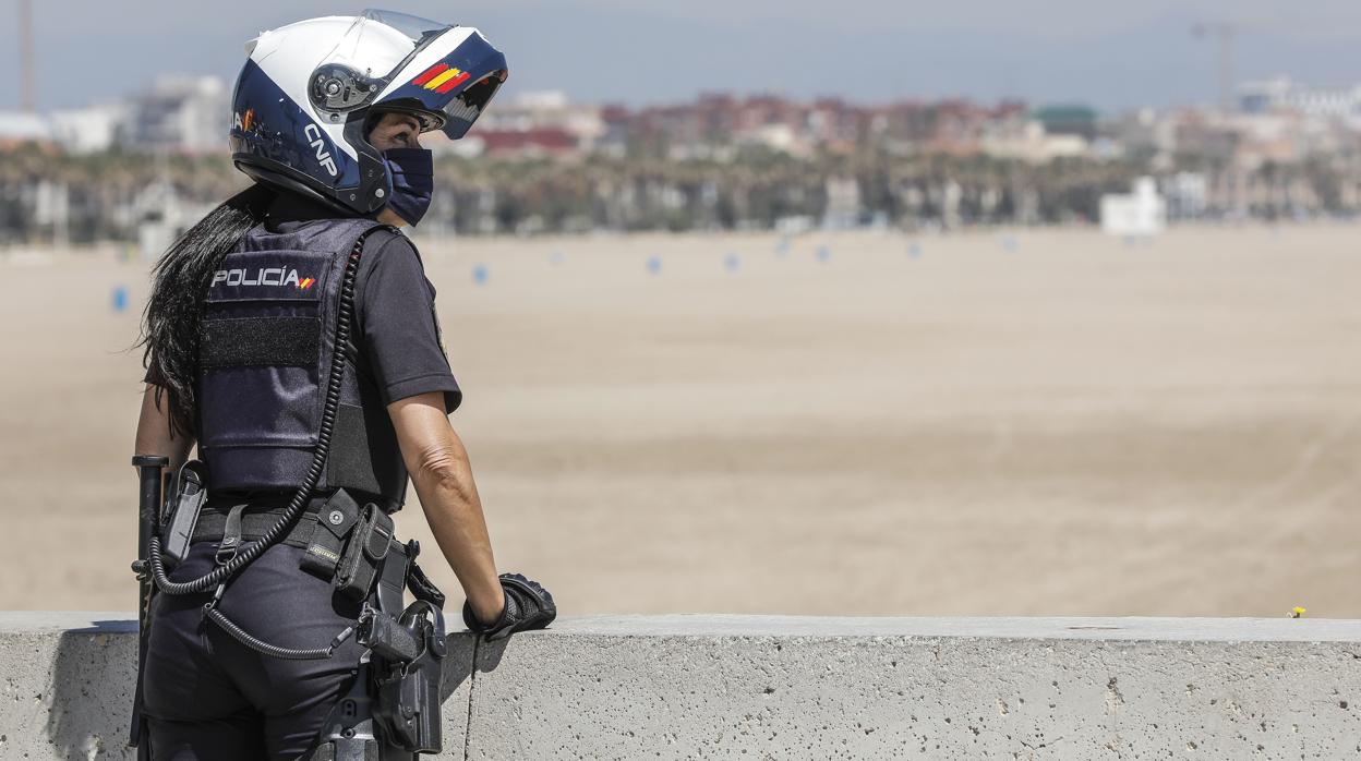 Imagen de archivo de la Policía Nacional en Valencia