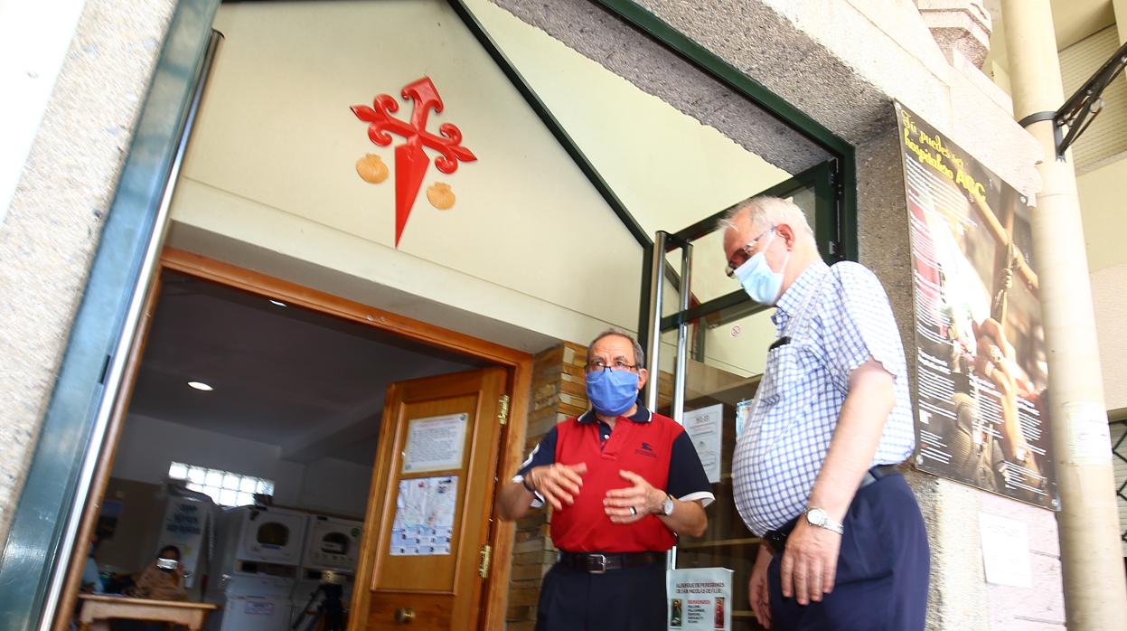 Albergue de peregrinos de Ponferrada, que este martes se ha reabierto