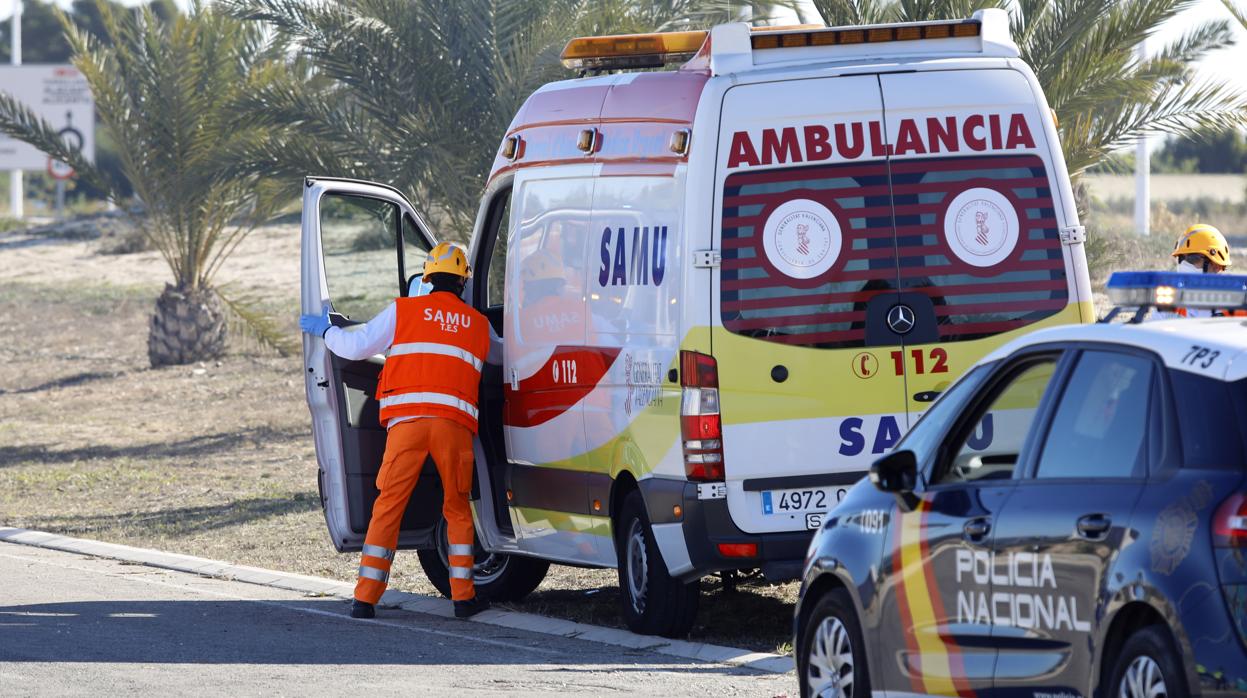 Imagen de archivo de una ambulancia Samu