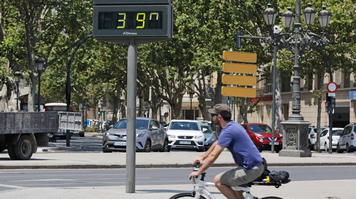 Imagen tomada en el centro de Valencia