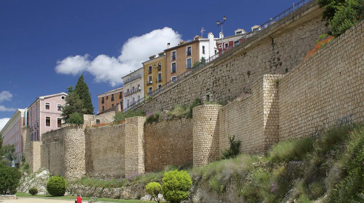 Restos de la muralla de Cuenca